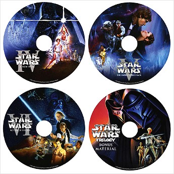 Star Wars Trilogy disc art