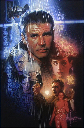 Blade Runner poster art by Drew Struzan