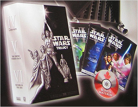 Star Wars Trilogy DVD - inner packaging