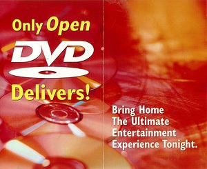 Open DVD pamphlet