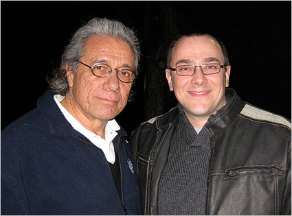 Edward James Olmos and yours truly.